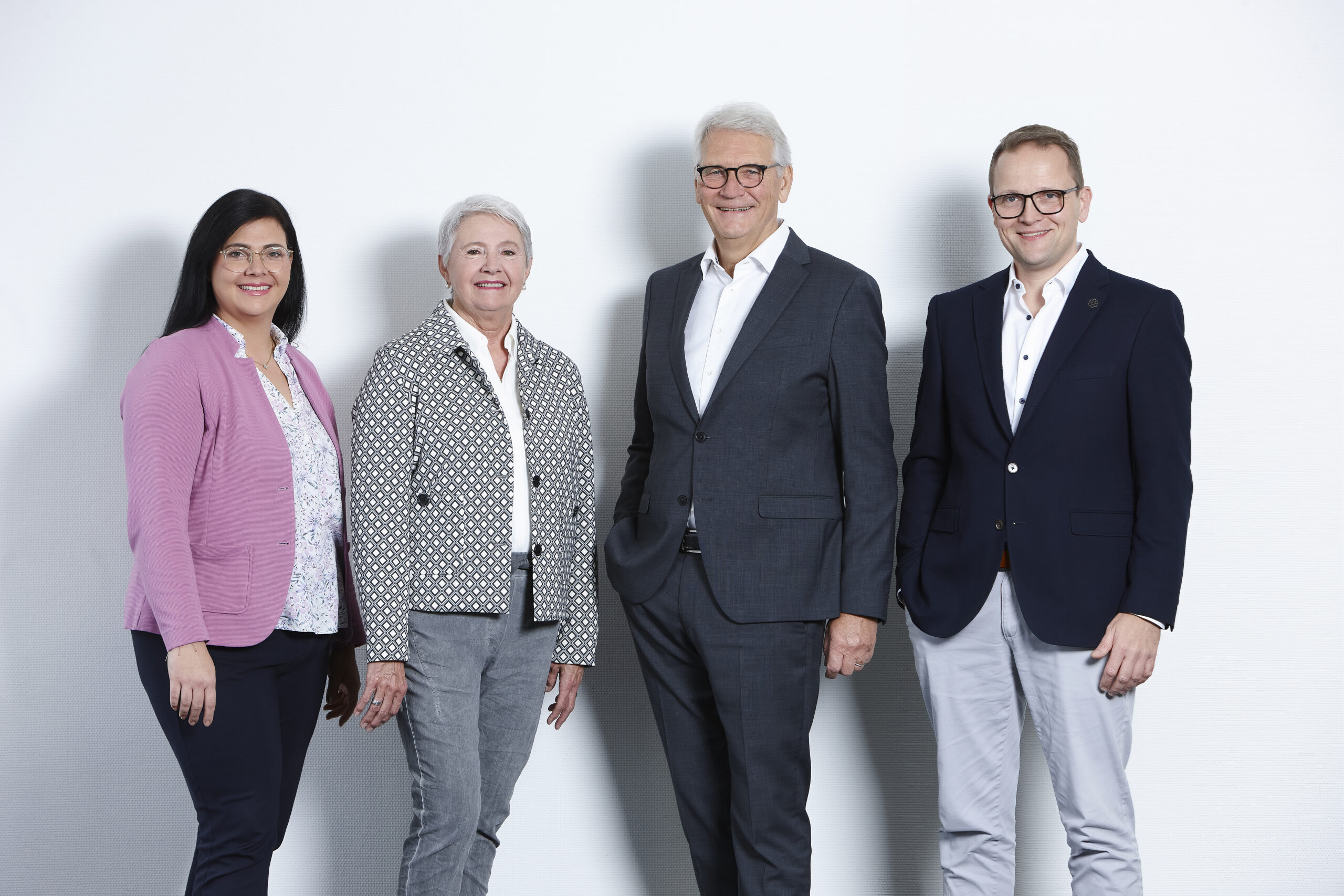 v.r. Sascha Keller, Wolfgang Beck, Vera Beck, Amelie Keller geb. Beck